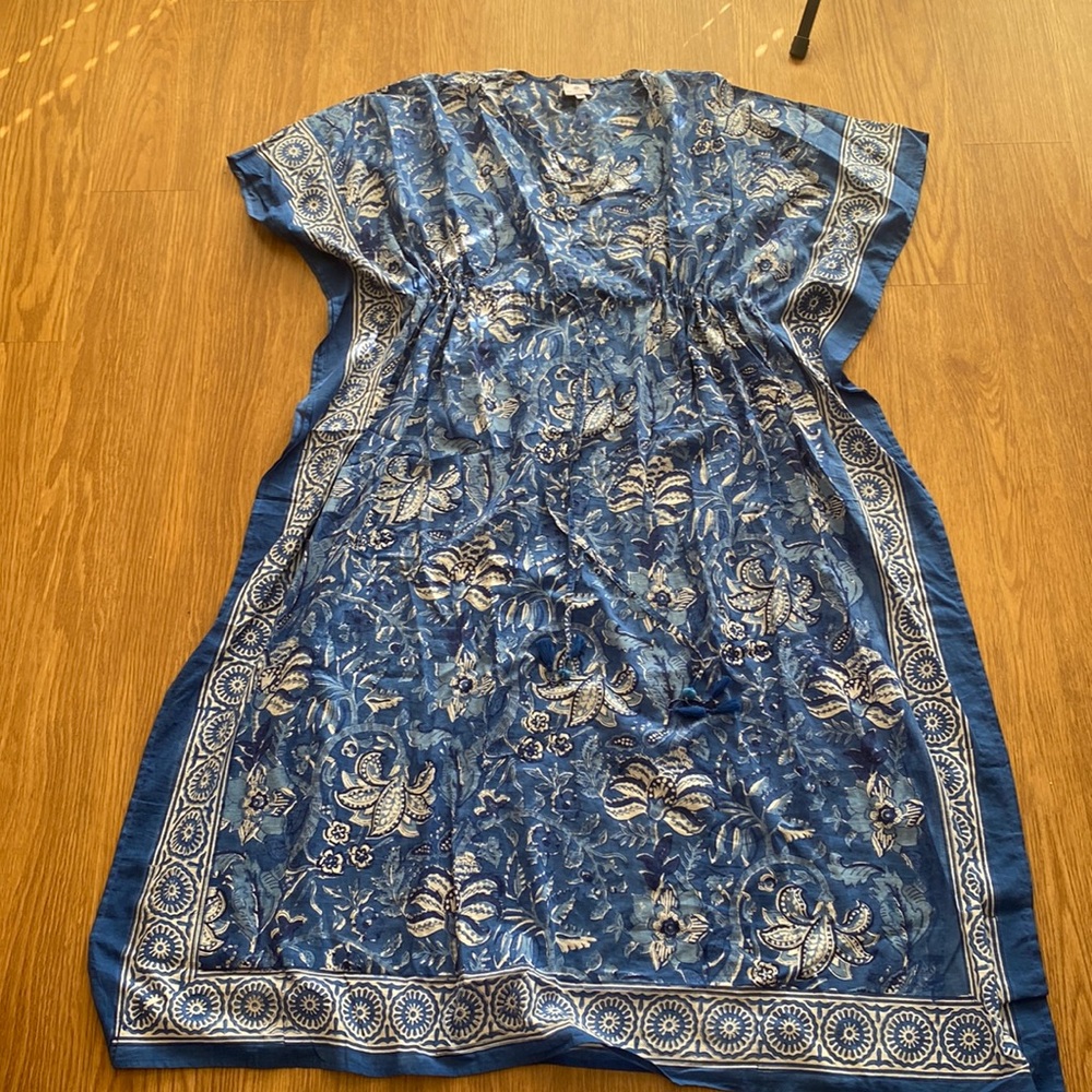 Floral beach cover up